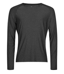 Tee Jays Long Sleeve CoolDry™ T-Shirt T7022 - Black Melange