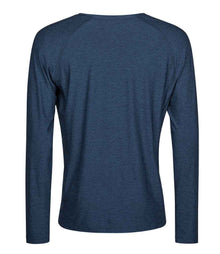 Tee Jays Long Sleeve CoolDry™ T-Shirt T7022 - T7022 Navy Melange Back