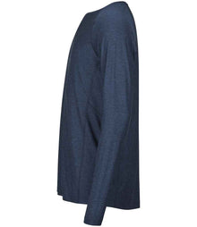 Tee Jays Long Sleeve CoolDry™ T-Shirt T7022 - T7022 Navy Melange Side