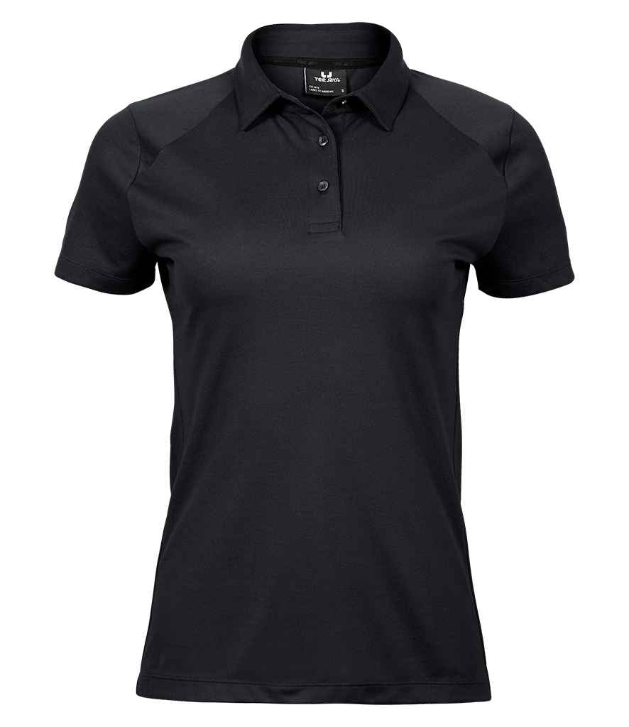 Tee Jays Ladies Luxury Sport Polo Shirt T7201 - Black