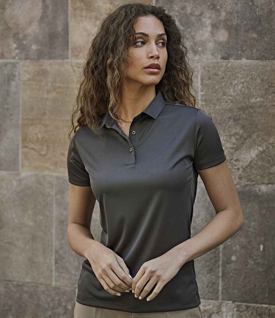 Tee Jays Ladies Luxury Sport Polo Shirt T7201 - T7201 Black Model