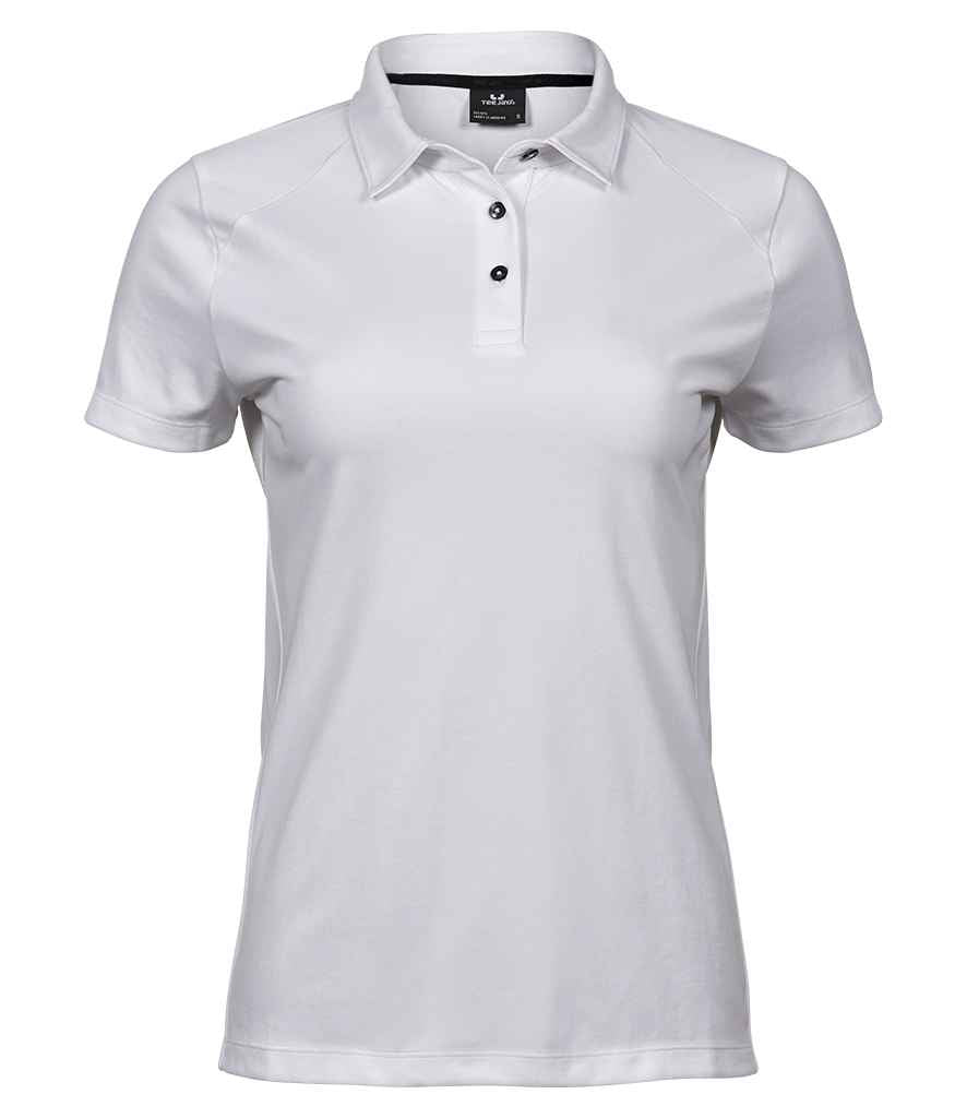 Tee Jays Ladies Luxury Sport Polo Shirt T7201 - White