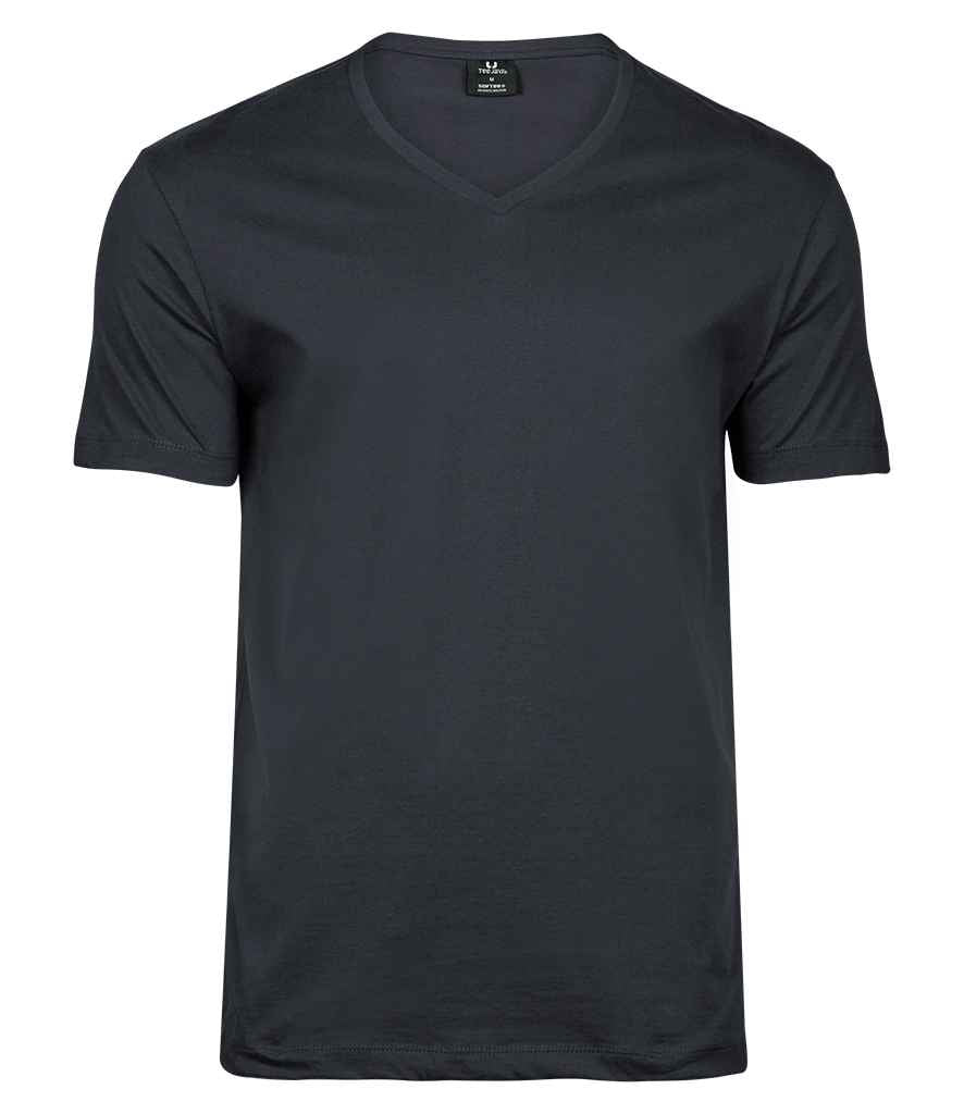 Tee Jays V Neck Sof T-Shirt T8006 - Dark Grey