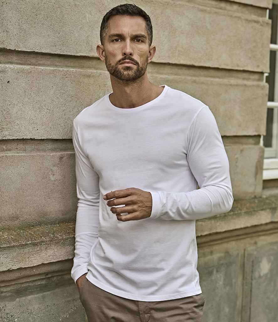 Tee Jays Long Sleeve Sof T-Shirt T8007 - T8007 White Model