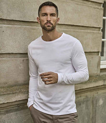 Tee Jays Long Sleeve Sof T-Shirt T8007 - T8007 White Model