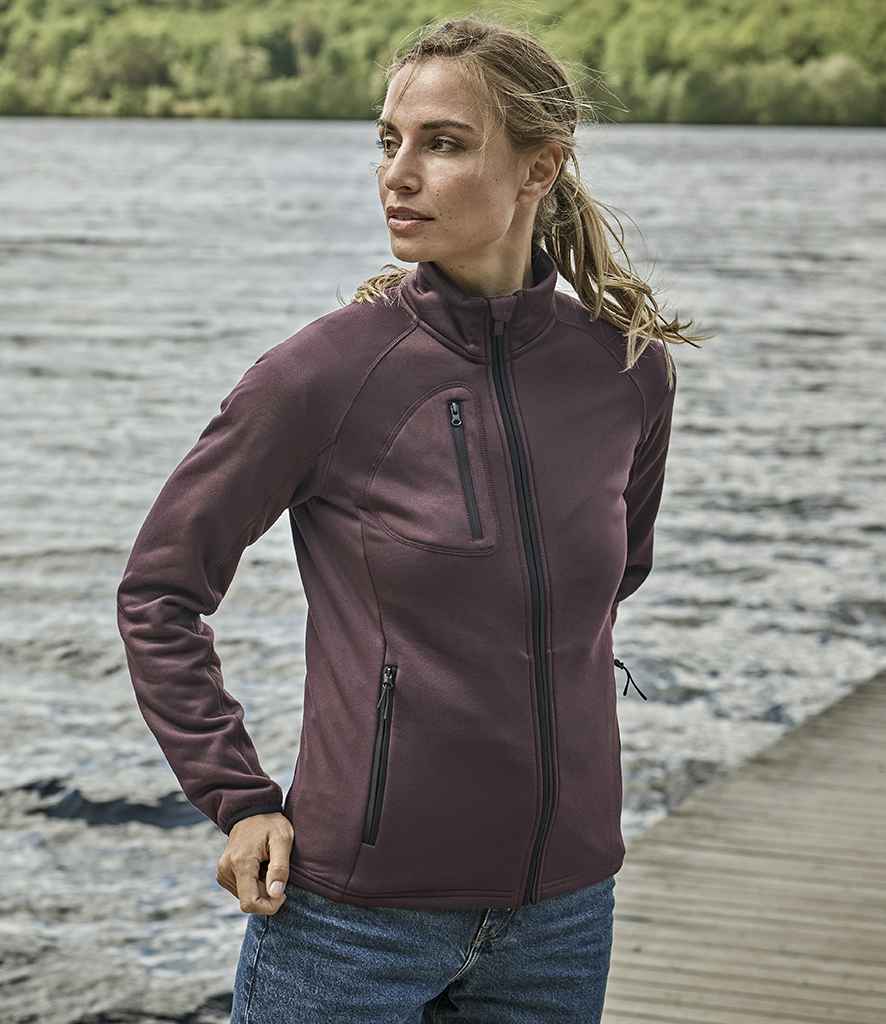 Tee Jays Ladies Stretch Fleece Jacket T9101 - T9101 Grape Model