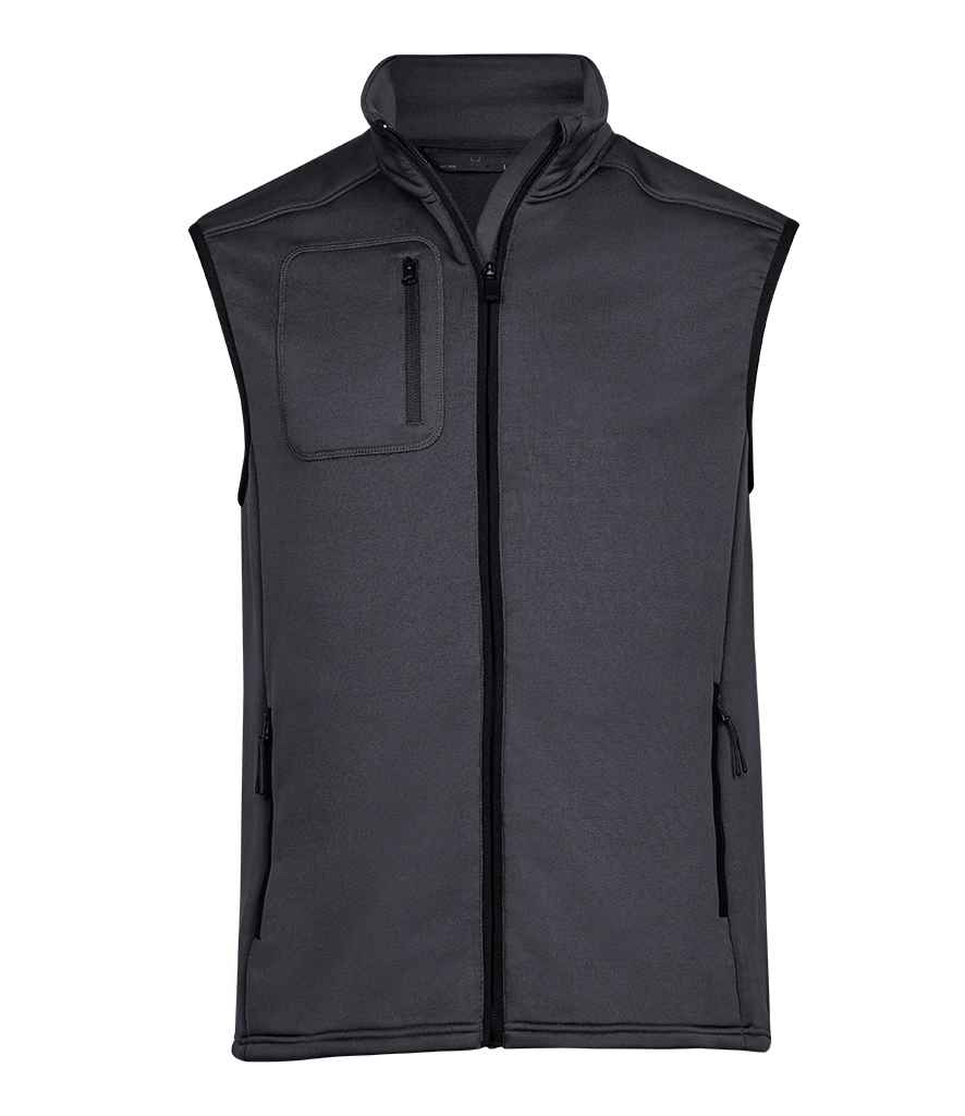 Tee Jays Stretch Fleece Bodywarmer T9104 - Dark Grey