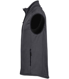 Tee Jays Stretch Fleece Bodywarmer T9104 - T9104 Dark Grey Side