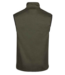Tee Jays Stretch Fleece Bodywarmer T9104 - T9104 Deep Green Back