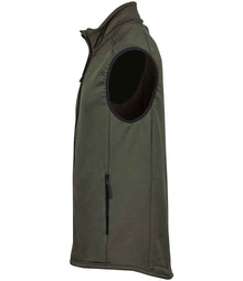 Tee Jays Stretch Fleece Bodywarmer T9104 - T9104 Deep Green Side