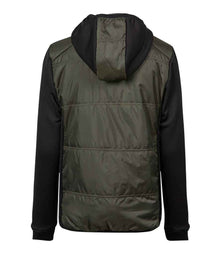 Tee Jays Ladies Hybrid-Stretch Hooded Jacket T9113 - T9113 Deep Green/Black Back