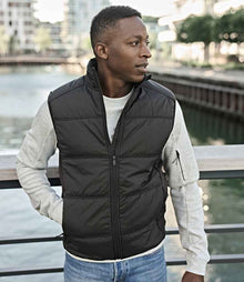 Tee Jays Hybrid-Stretch Bodywarmer T9114 - T9114 Deep Green/Black Model