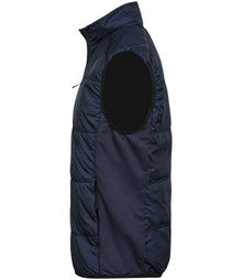 Tee Jays Hybrid-Stretch Bodywarmer T9114 - T9114 Navy/Navy Side