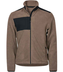 Tee Jays Mountain Fleece Jacket T9120 - Clay/Black