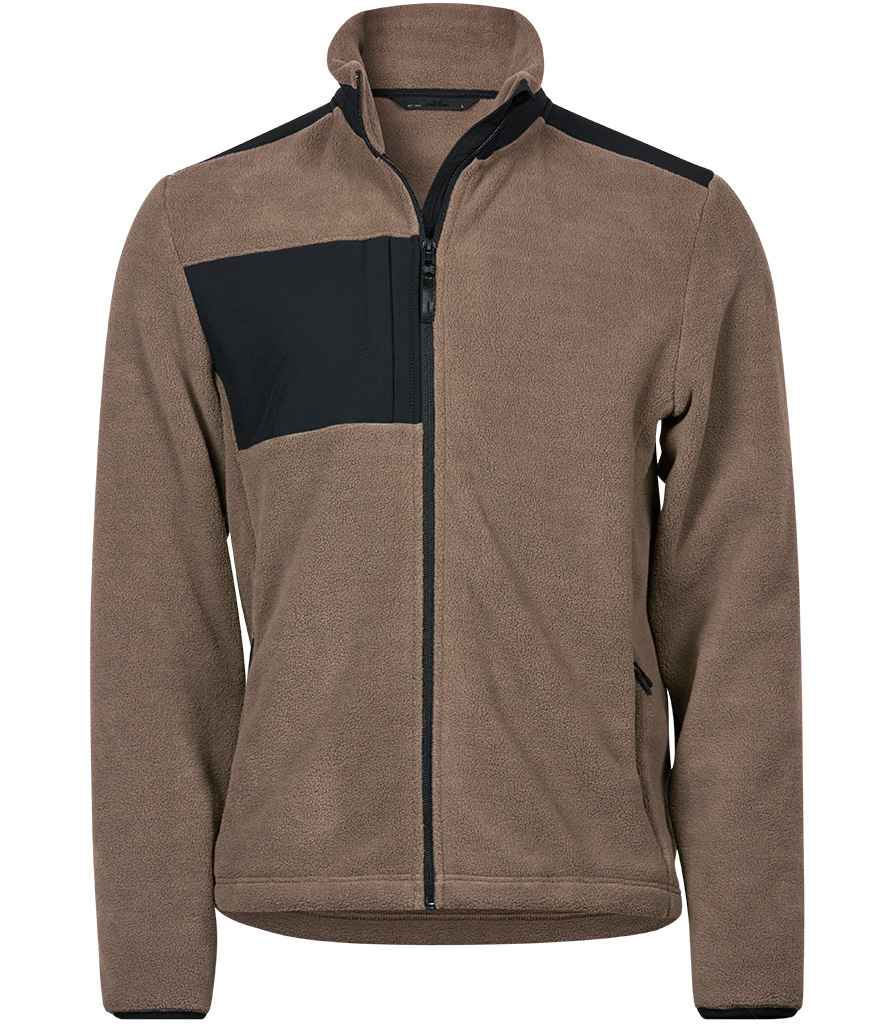 Tee Jays Mountain Fleece Jacket T9120 - Clay/Black