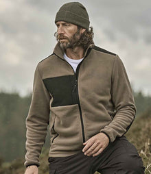 Tee Jays Mountain Fleece Jacket T9120 - T9120 Clay/Black Model