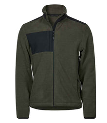 Tee Jays Mountain Fleece Jacket T9120 - Deep Green/Black
