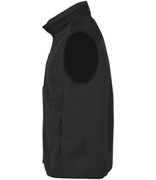Tee Jays Mountain Fleece Bodywarmer T9122 - T9122 Black/Black Side