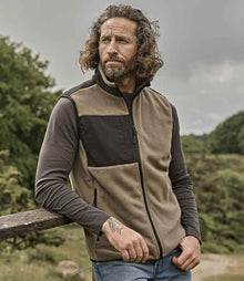 Tee Jays Mountain Fleece Bodywarmer T9122 - T9122 Clay/Black Model