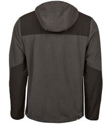 Tee Jays Mountain Hooded Fleece Jacket T9124 - T9124 Asphalt/Black Back