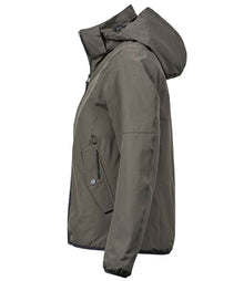 Tee Jays Ladies Urban Adventure Shell Jacket T9605 - T9605 Dark Olive Side