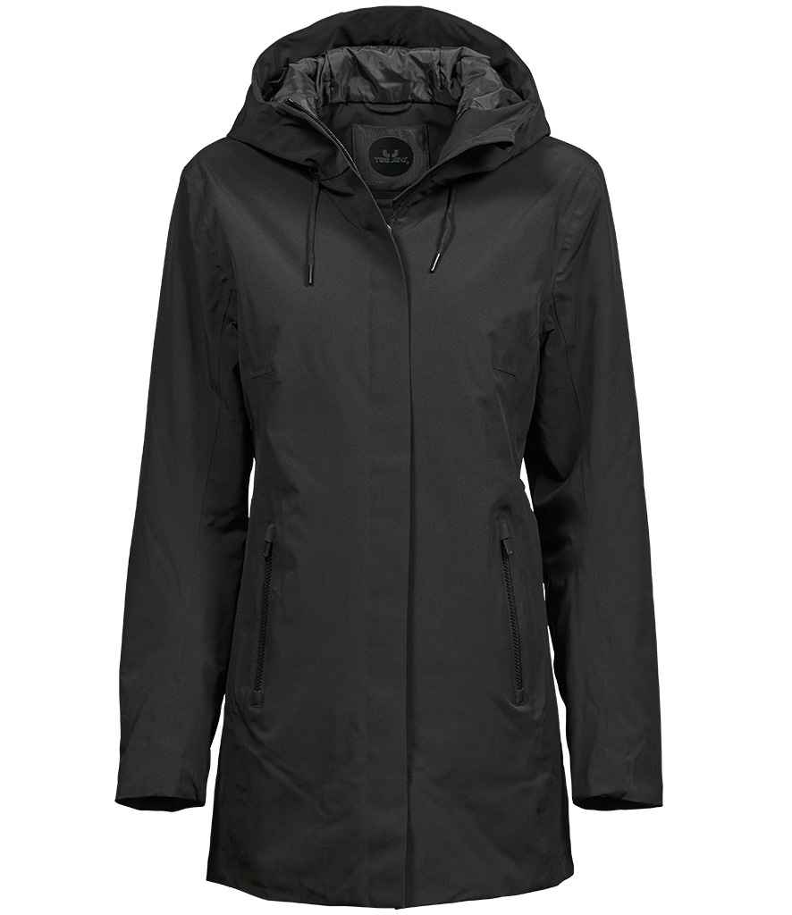 Tee Jays Ladies All Weather Parka Jacket T9609 - Black