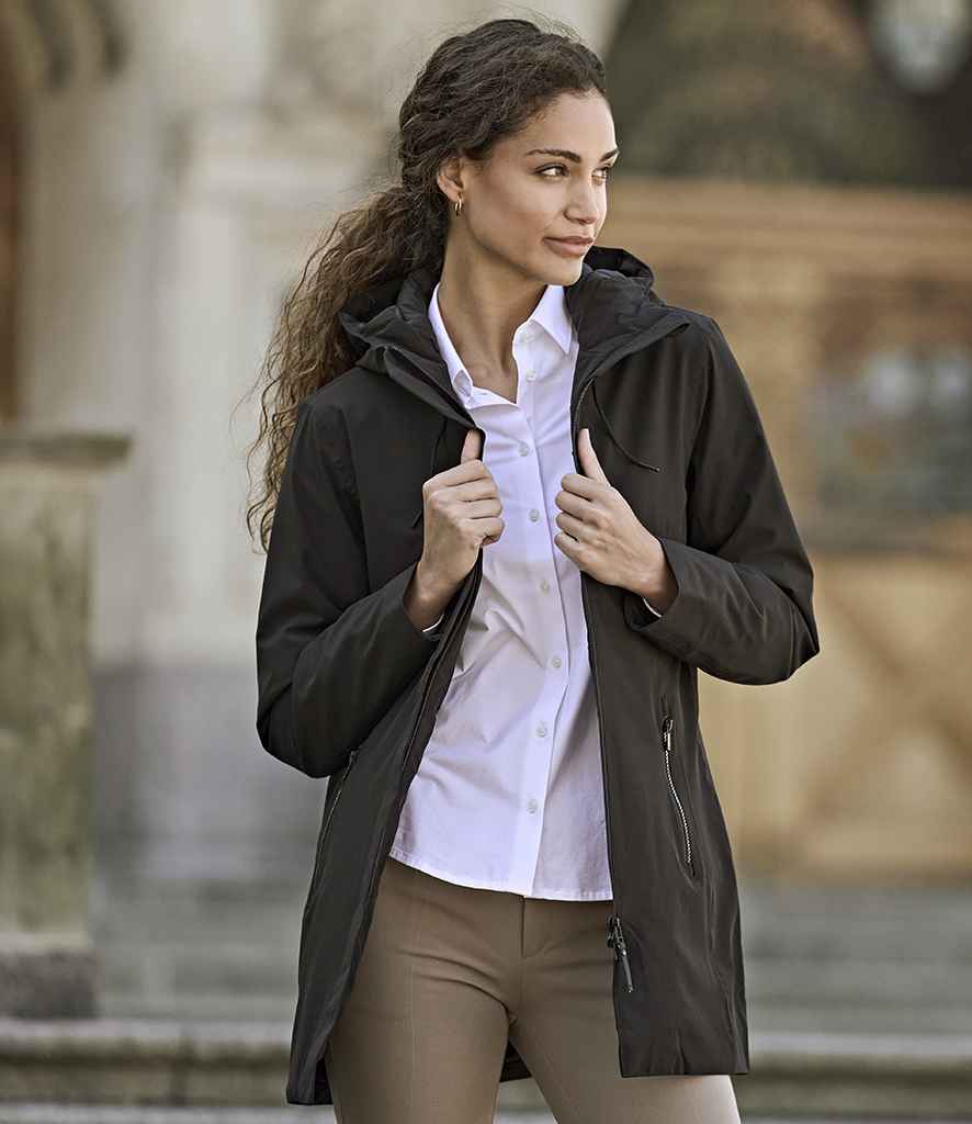 Tee Jays Ladies All Weather Parka Jacket T9609 - T9609 Black Model