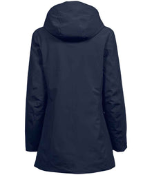 Tee Jays Ladies All Weather Parka Jacket T9609 - T9609 Deep Navy Back