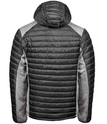 Tee Jays Crossover Hooded Padded Outdoor Jacket T9610 - T9610 Space Grey/Grey Melange Back