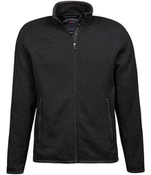 Tee Jays Knitted Outdoor Fleece Jacket T9615 - Black