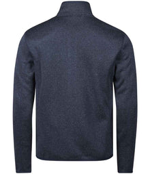 Tee Jays Knitted Outdoor Fleece Jacket T9615 - T9615 Navy Melange Back