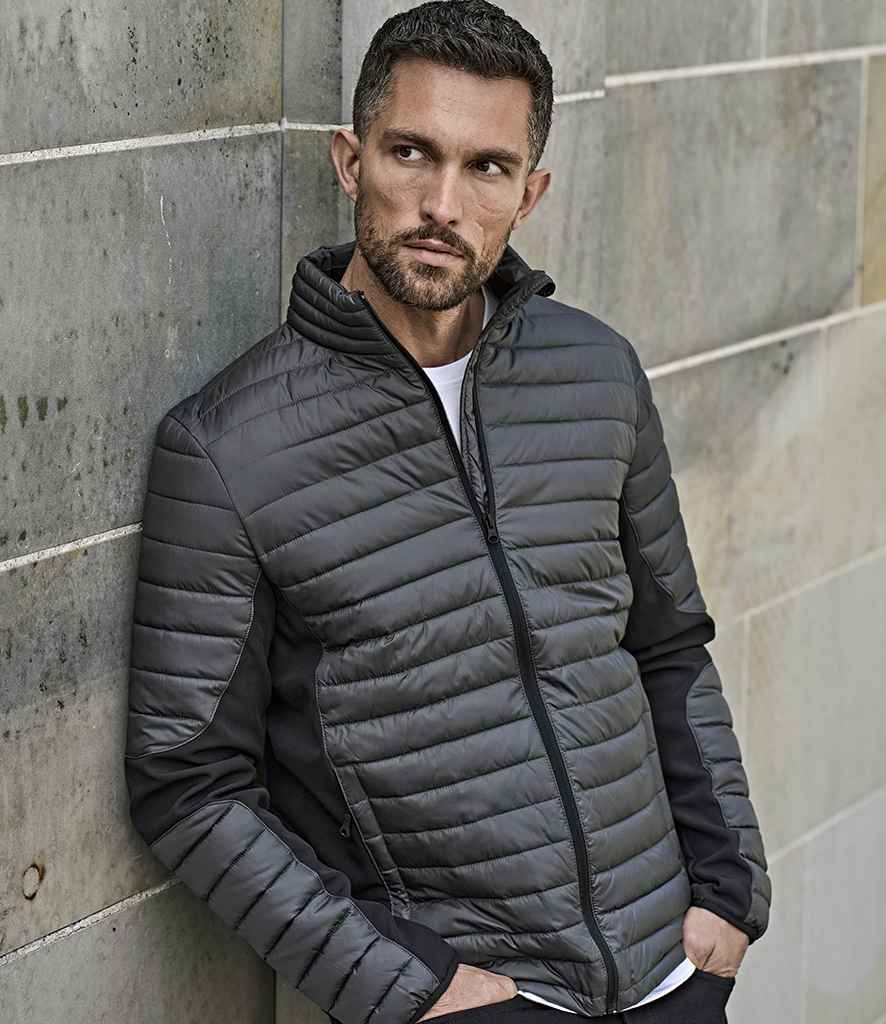Tee Jays Crossover Padded Jacket T9626 - T9626 Space Grey/Black Model