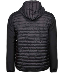 Tee Jays Crossover Hooded Jacket T9628 - T9628 Black/Black Back