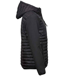 Tee Jays Crossover Hooded Jacket T9628 - T9628 Black/Black Side