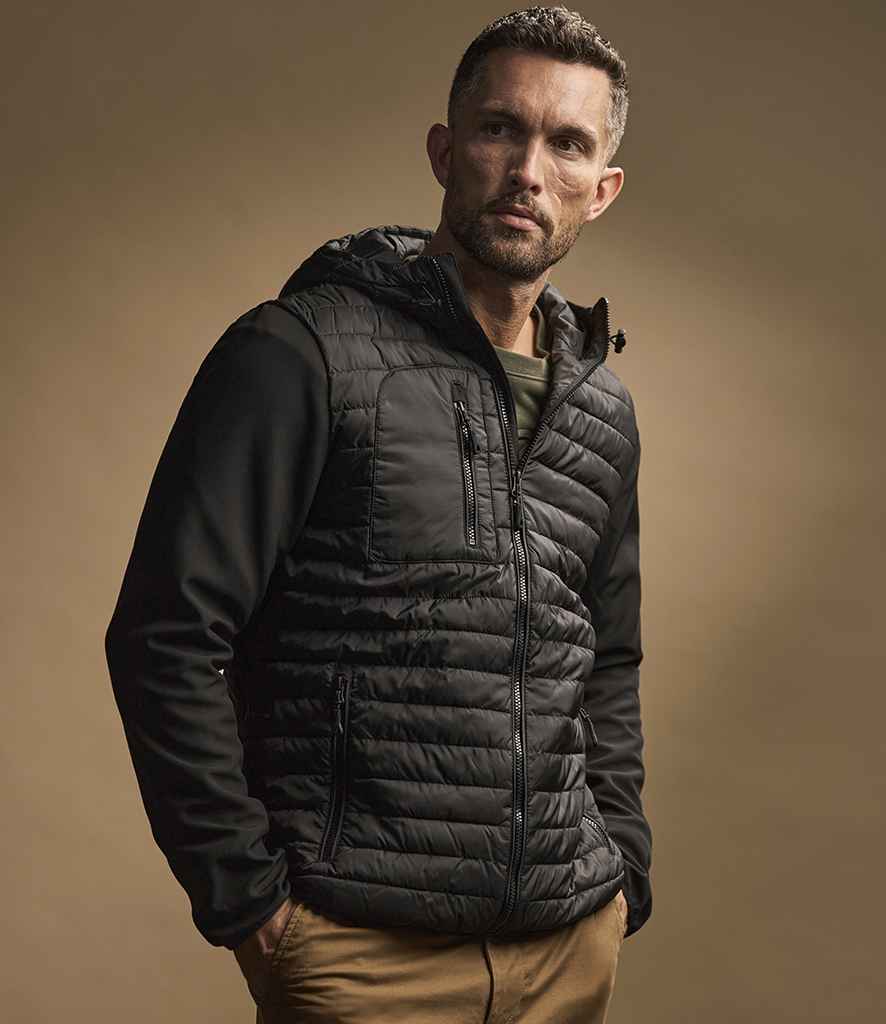 Tee Jays Crossover Hooded Jacket T9628 - T9628 Black/Black Model
