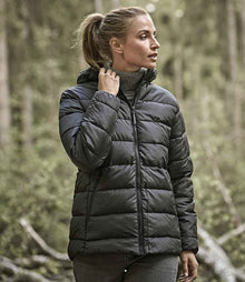 Tee Jays Ladies Lite Hooded Jacket T9647 - T9647 Black Model