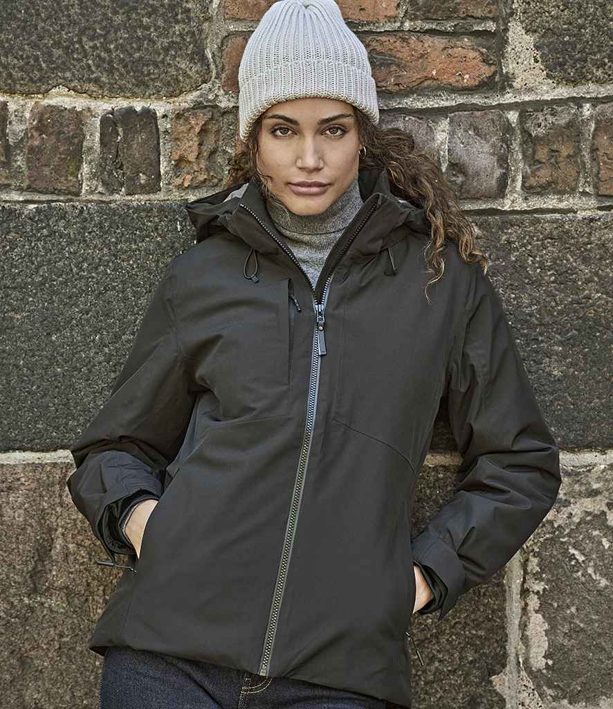 Tee Jays Ladies All Weather Winter Jacket T9681 - T9681 Black Model
