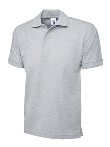 Heavyweight Poloshirt UC102 - Heather Grey