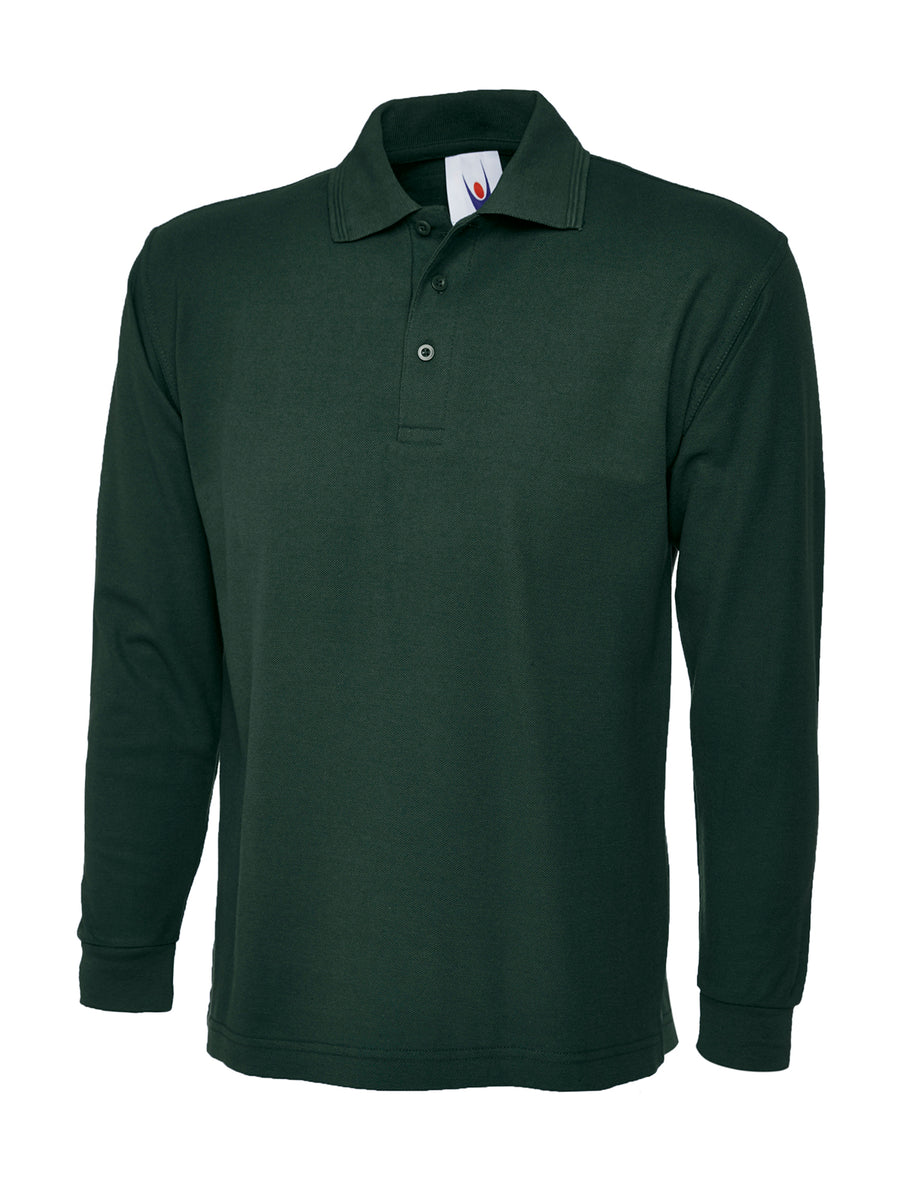 Longsleeve Poloshirt UC113 - Bottle Green