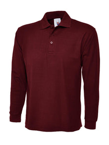 Longsleeve Poloshirt UC113 - Maroon
