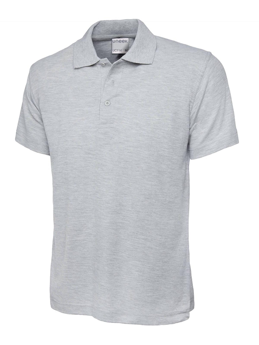 Men's Ultra Cotton Poloshirt UC114 - Heather Grey
