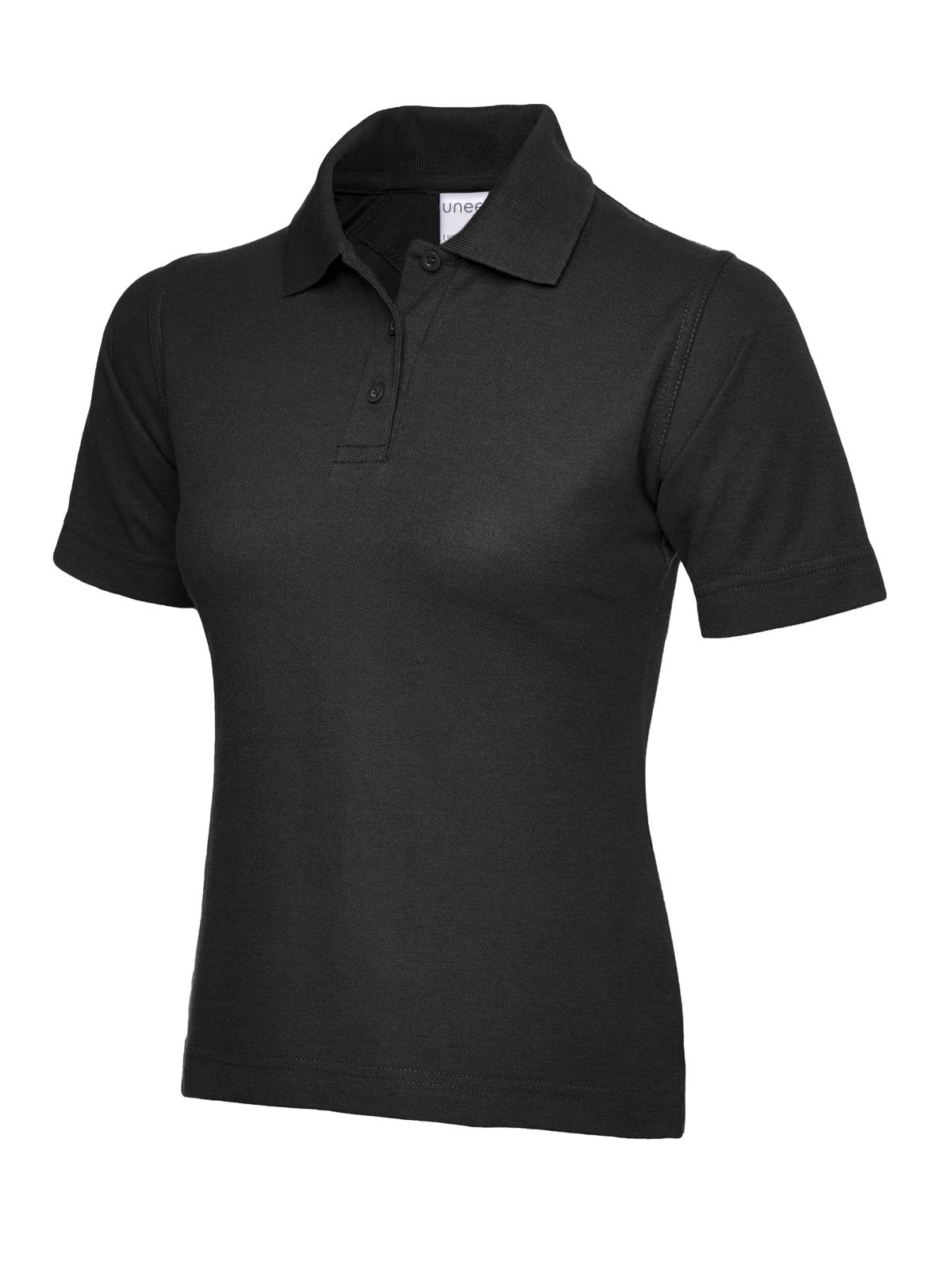 Ladies Ultra Cotton Poloshirt UC115 - Black