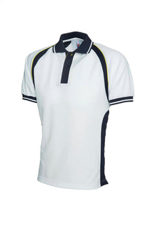 Sports Poloshirt UC123 - White/Navy