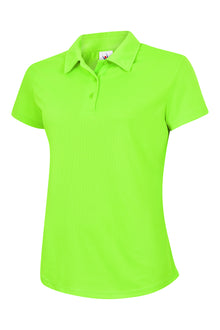 Ladies Ultra Cool Poloshirt UC126 - Electric Green