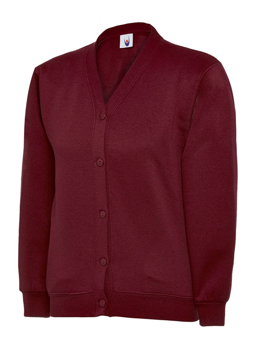 Childrens Cardigan UC207 - Maroon