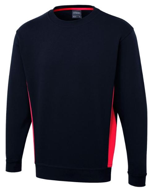Two Tone Crew New Sweatshirt UC217 - lifestyle model