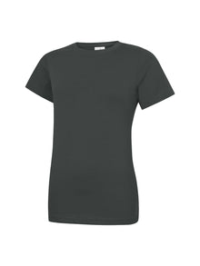 Ladies Classic Crew Neck T-Shirt UC318 - Charcoal