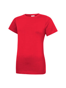 Ladies Classic Crew Neck T-Shirt UC318 - Red