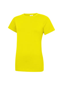 Ladies Classic Crew Neck T-Shirt UC318 - Yellow