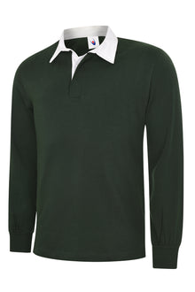 Classic Rugby Shirt UC402 - Bottle Green